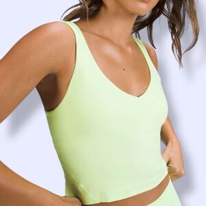 Lululemon Lime Green Align sports bra tank top